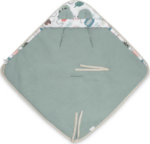 Sensillo OTULACZ MUŚLINOWY DO FOTELIKA - JEŻE SZMARAGDOWY 2