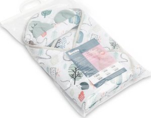 Sensillo OTULACZ MUŚLINOWY DO FOTELIKA - JEŻE SZMARAGDOWY 7