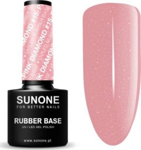 Sunone Rubber Base baza kauczukowa Pink Diamond 15 5ml 1