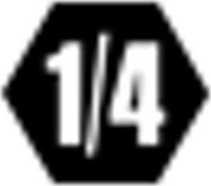 BETA Nasadka 1/4" 6-kątna magnetyczna 7 mm, 862F Beta 3