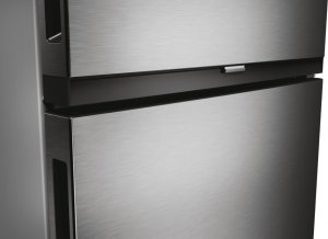 Lodówka Candy Candy Refrigerator | CNCQ2T618EX | Energy efficiency class E | Free standing | Combi | Height 185 cm | No Frost system | Fridge net capacity 235 L | Freezer net capacity 120 L | 38 dB | Inox 13