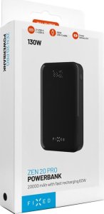 Powerbank Fixed Zen 20 Pro - powerbank z wyświetlaczem LCD, moc wyjściowa 130W, 20000mAh szary 11