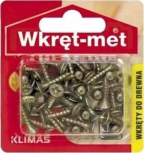 Wkręt-met Wkręty hartowane do drewna 4,5x20mm 36szt PZ2 złote 1