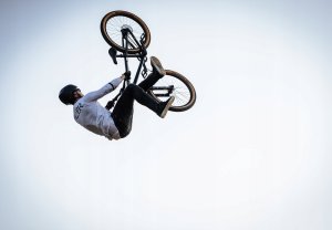 Romet Dviratis Romet Rambler DIRT 24 2024 black-blue 4