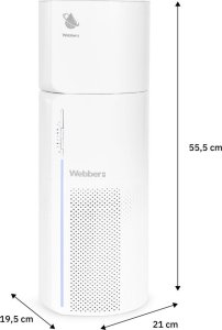 Oczyszczacz powietrza Webber Webber AP8250 WI-FI biały 5