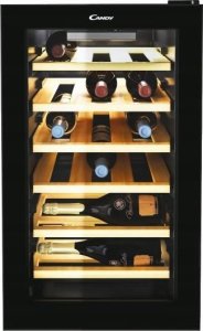 Chłodziarka do wina Candy Candy Wine Cooler | CWCEL 210/NF | Energy efficiency class G | Free standing | Bottles capacity 21 | Black 1