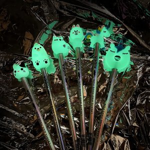 Derform Ołówek z figurką świecącą w ciemności Kidea Derform p24, mix cena za 1 szt 3