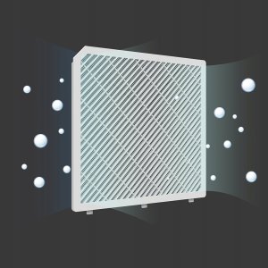 Oczyszczacz powietrza Webber DEC600 Wi-Fi biały 7