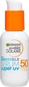 Garnier Garnier Ambre Solaire Invisible Super UV serum ochronne do twarzy SPF50+ 30ml 1