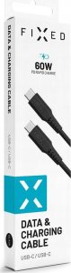 Fixed Fixed | Liquid Silicone Cable USB-C/USB-C, 1.2m, 60W | FIXDLS-CC12-BK 6
