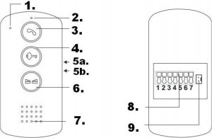 Eura Domofon EURA ADP-34A3 czarny 9