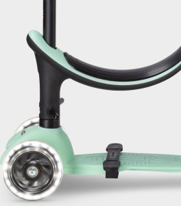 Hulajnoga Micro MICRO paspirtukas Mini2Grow Deluxe Magic LED Mint, MMD357 3