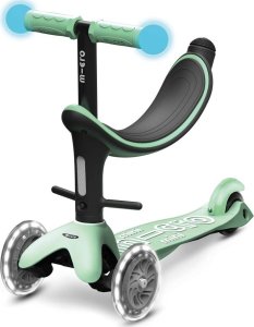 Hulajnoga Micro MICRO paspirtukas Mini2Grow Deluxe Magic LED Mint, MMD357 8