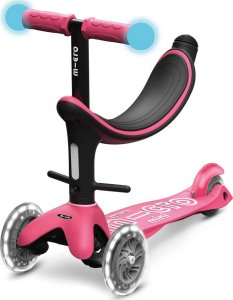 Hulajnoga Micro MICRO paspirtukas Mini2Grow Deluxe Magic LED Pink, MMD359 4