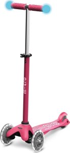 Hulajnoga Micro MICRO paspirtukas Mini2Grow Deluxe Magic LED Pink, MMD359 6