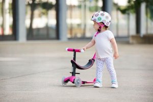 Hulajnoga Micro MICRO paspirtukas Mini2Grow Deluxe Magic LED Pink, MMD359 8