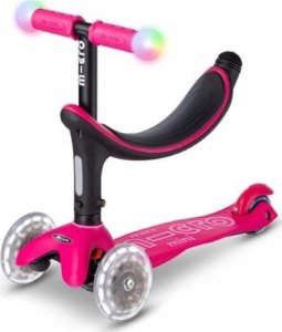 Hulajnoga Micro MICRO paspirtukas Mini2Grow Deluxe Magic LED Pink, MMD359 10