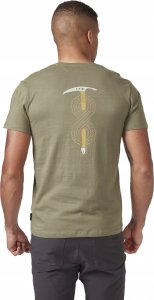 Rab Vyriški marškinėliai Rab Stance Axe Tee - L - Chaki (Khaki) 1