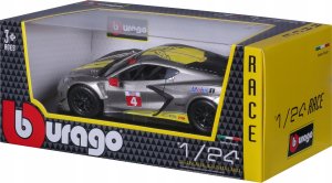 Bburago BBURAGO 1:24 automodelis 2020 Chevrolet Corvette C8R, 18-28024 3