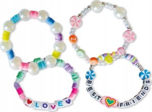 Stnux Koraliki Clay Beads mix kolorów niebieskie 3