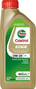 Castrol Castrol Alyva Edge 0W-20 C5 sintetinė varikliams 1L 1