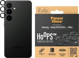 PanzerGlass Panzerglass Hoops Camera Sam S24 / S23 / S23+ Czarny/Black 1207 Camera Lens Protector Hoop Optic Rings 1