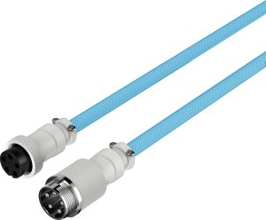 Kabel USB HP HP HyperX USB-C Coiled Cable Light Blue-White 4