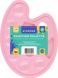 Starpak PALETA DO FARB OWAL PASTEL ROZ STK PBH 1/20 2