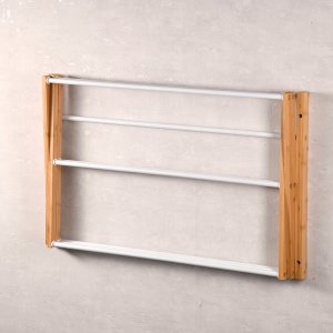 Kesper Bambusowa suszarka na pranie, 6 drążków 2