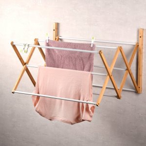 Kesper Bambusowa suszarka na pranie, 6 drążków 4