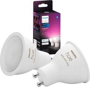 Signify Philips Hue White & Col. Amb. GU10 Doppelpack 2x350lm* 1