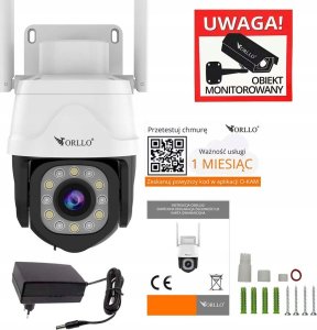 Kamera IP ORLLO Z17 Pro 4K AI 8MP SIM LTE 5xZOOM obrotowa zewnętrzna 8
