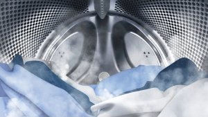 Pralko-suszarka Indesit INDESIT | Washing machine with Dryer | BDE 76435 WSV EE | Energy efficiency class B/D | Front loading | Washing capacity 7 kg | 1351 RPM | Depth 54 cm | Width 60 cm | LCD | Drying system | Drying capacity 6 kg | Steam function | Wh 12