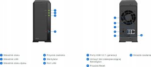 Serwer plików Synology DS124 + HAT3300-4T (DS124-4T-00-1) 7