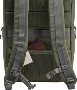 Plecak HP HP Modular 15.6 Backpack, 3-in-One (RFID Pouch, Backpack, Sleeve), Water Resistant with Rain Cover, Cable Pass-through, 27 Liter Capacity - Dark Olive Green 7