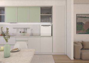 Zmywarka Candy Candy | Dishwasher | CP 8F9FFW | Free-standing | Width 55 cm | Number of place settings 8 | Number of programs 8 | Energy efficiency class F | Display | White 11