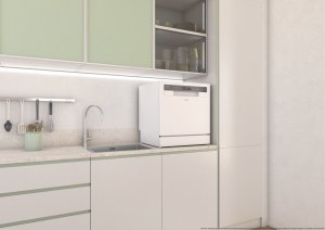 Zmywarka Candy Candy | Dishwasher | CP 8F9FFW | Free-standing | Width 55 cm | Number of place settings 8 | Number of programs 8 | Energy efficiency class F | Display | White 12