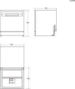 Zmywarka Candy Candy | Dishwasher | CP 8F9FFW | Free-standing | Width 55 cm | Number of place settings 8 | Number of programs 8 | Energy efficiency class F | Display | White 15