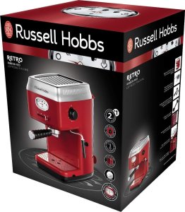Ekspres przelewowy Russel Hobbs Russell Hobbs Espressomaker retro red 28250-56 2825056 (28250-56) 11