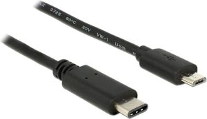 Kabel USB Delock USB-C - microUSB 2 m Czarny (83334) 1