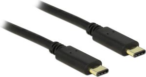 Kabel USB Delock USB-C - USB-C 2 m Czarny (83332) 1