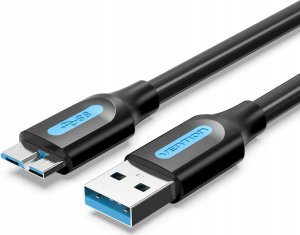 Kabel USB Vention USB-A - micro-B 1 m Czarny (COPBF) 1