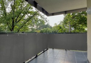 kontrast Osłona balkonowa balkon taras płot 1X5m szara 3