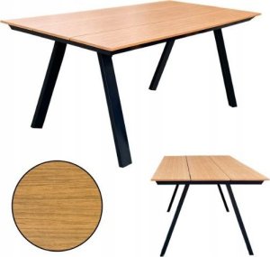 kontrast Stół ogrodowy Madera taras blat polywood drewno 180x91x74cm brązowy 3