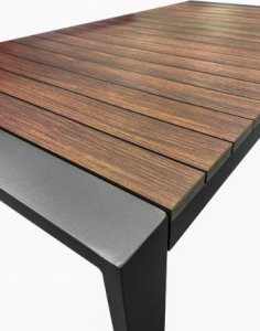 kontrast Zestaw mebli ogrodowych premium BALI PRO 4 części taupe 8