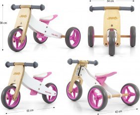 Milly Mally Pojazd Jake Classic Pink 10