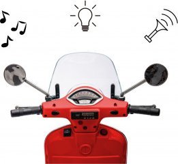 Milly Mally Milly Mally Pojazd na akumulator Vespa GTS Super Red 11