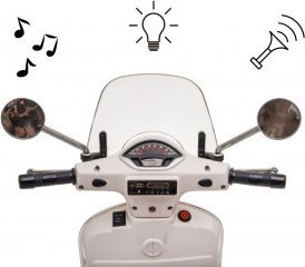 Milly Mally Pojazd na akumulator Vespa GTS Super White 14