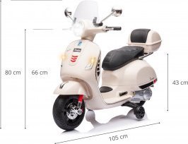 Milly Mally Pojazd na akumulator Vespa GTS Super White 15