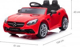 Milly Mally Milly Mally Pojazd na akumulator Mercedes-Benz SLC Red 14